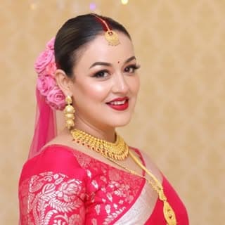 Makeup with Sangrila logo