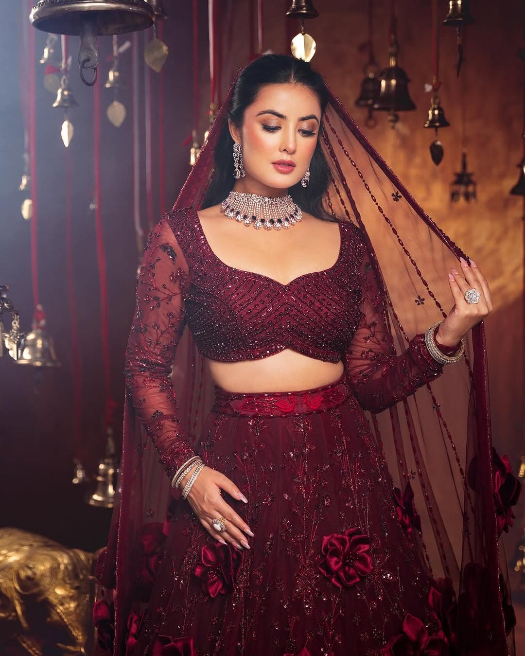 Royal wedding outfit by Manis Rai